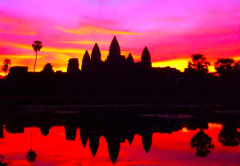 angkor wat silhouette logo